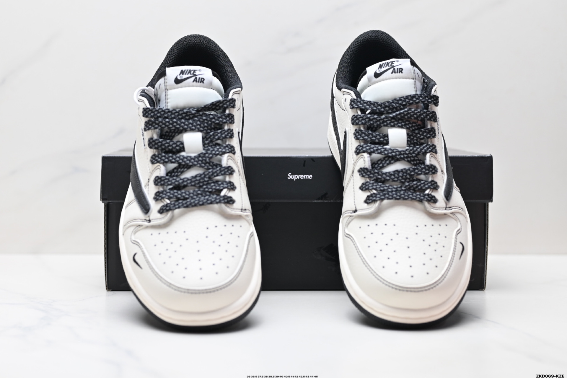 280 AJ1倒勾Travis Scott x Air Jordan 1 ” Reverse Mocha “ AJ1乔1 TS 闪电 联名倒钩 低帮文化篮球鞋 DH0223-311