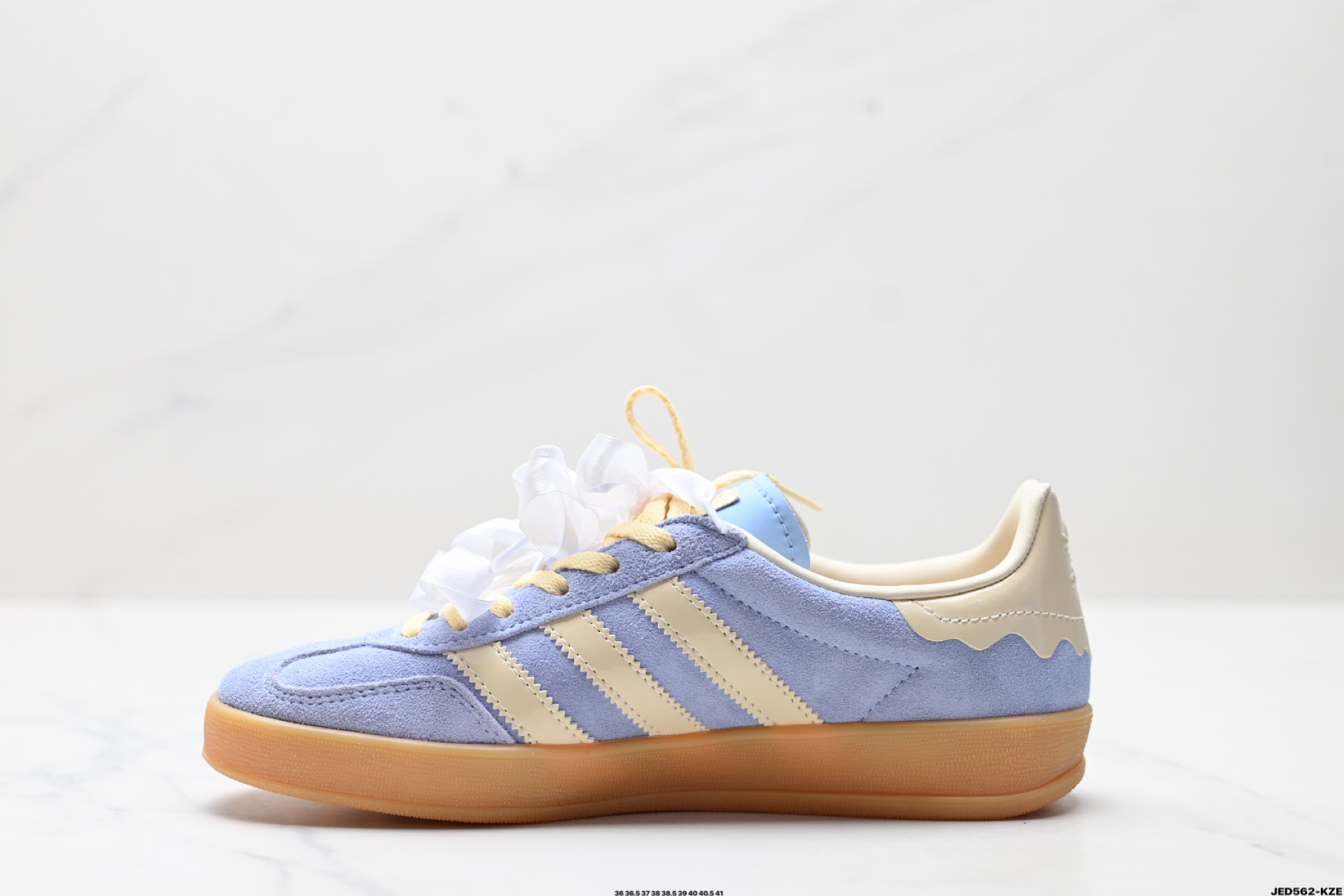 160 adidas Originals Gazelle Indoor 三叶草休闲防滑耐磨低帮板鞋 JR8029