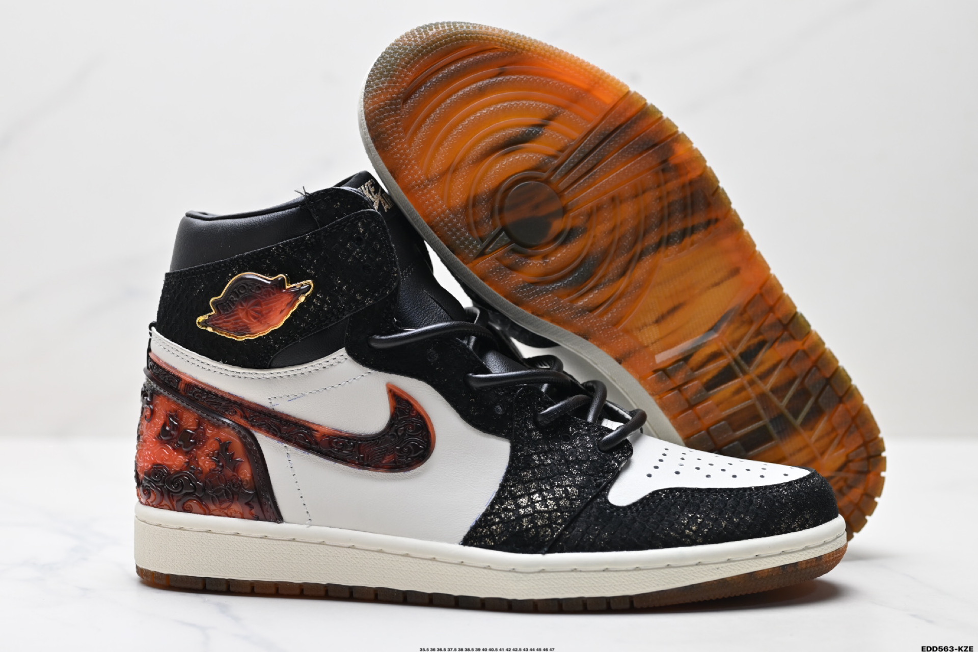 360 纯原Nike Air Jordan 1 Retro High AJ1代迈克尔·乔丹高帮耐克经典复古百搭休闲文化运动篮球鞋 IB3165-091