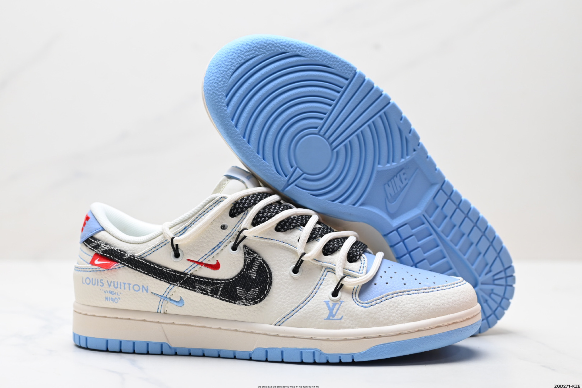 300 NK Dunk Low Retro “DIY高端定制” 低帮休闲运动板鞋 FC1688-219
