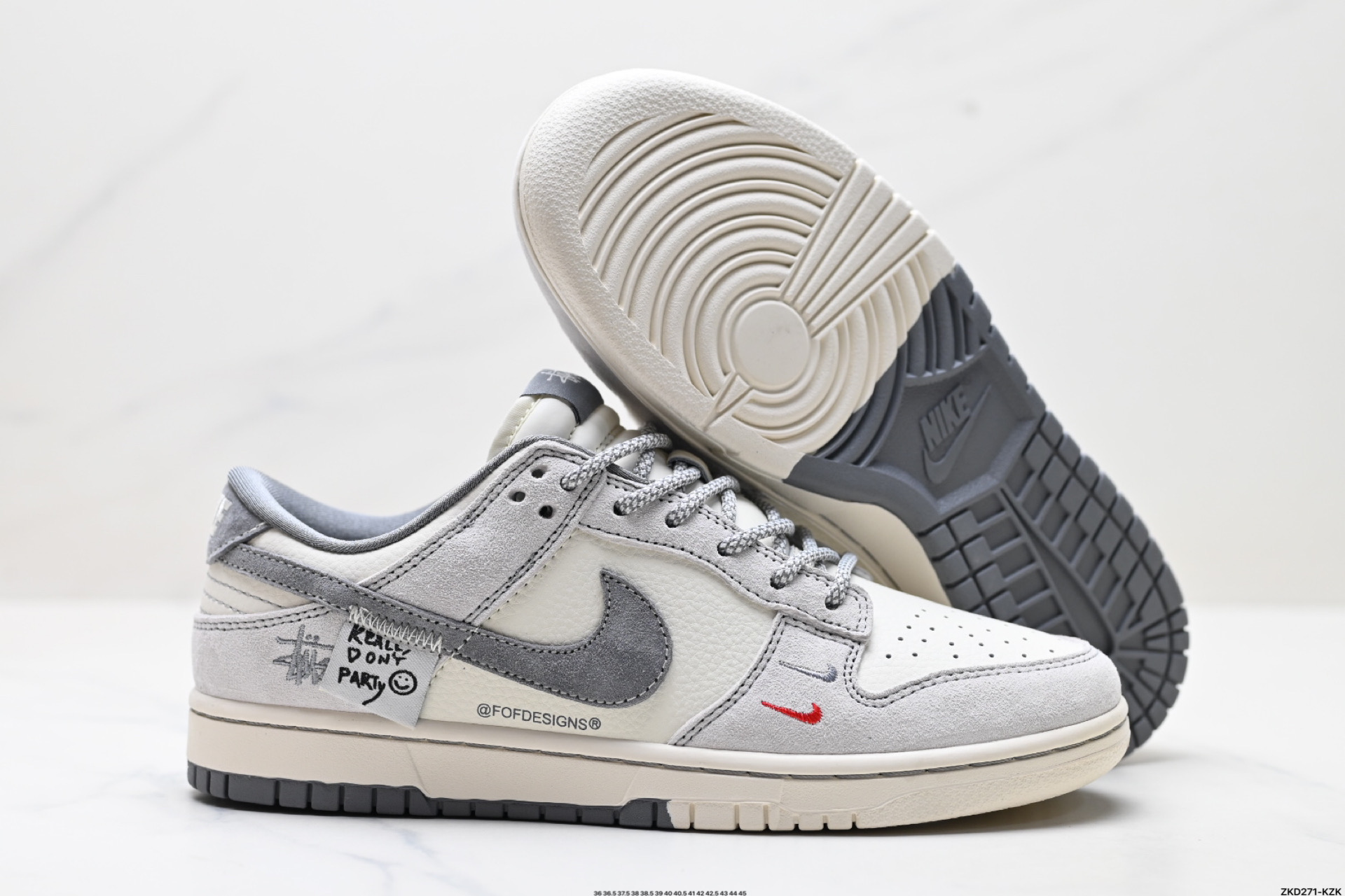 NK Dunk Low Retro “DIY高端定制” 低帮休闲运动板鞋 YX5066-296