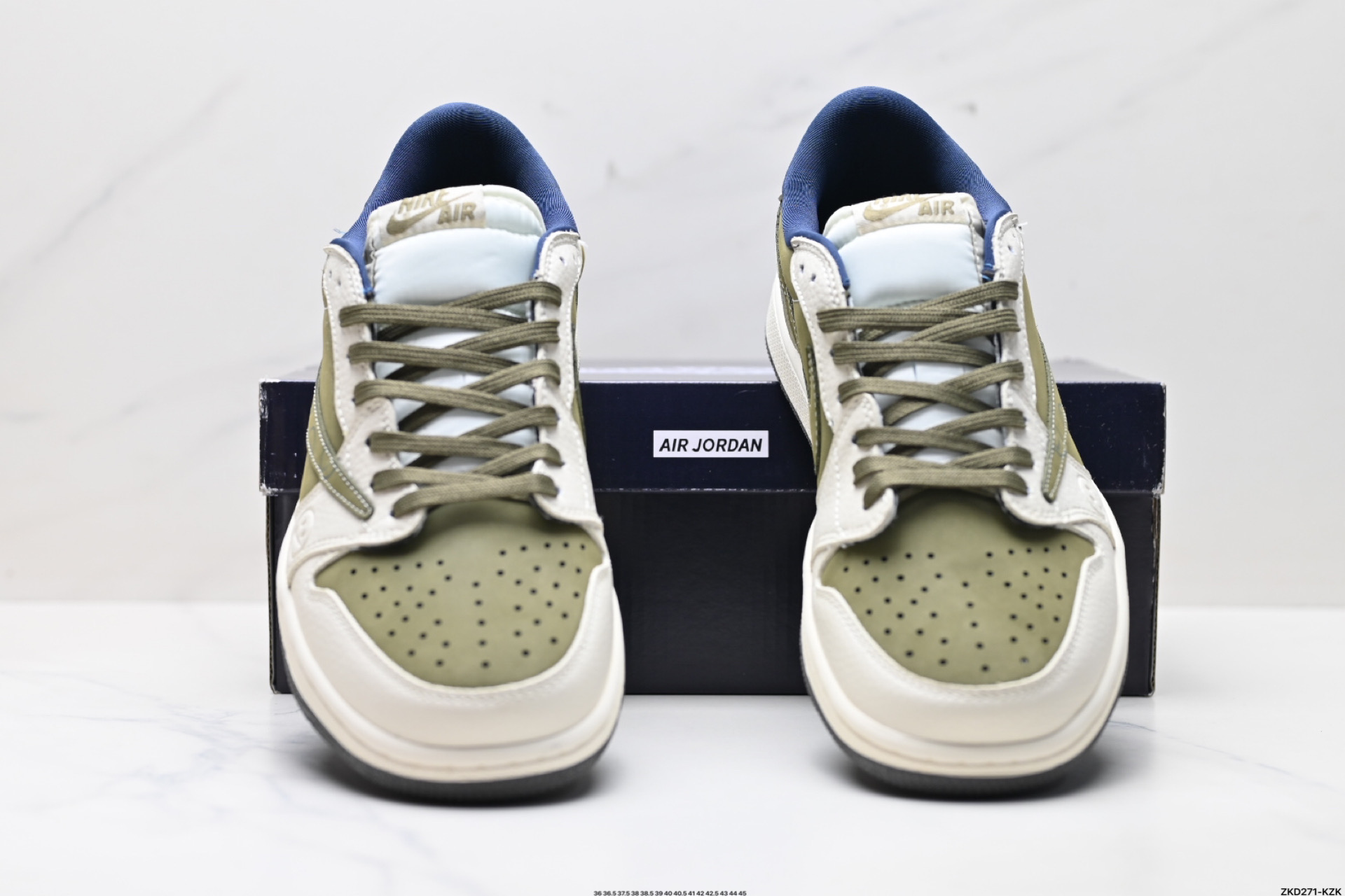 AJ1倒勾Travis Scott x Air Jordan 1 ” Reverse Mocha “ AJ1乔1 TS 闪电 联名倒钩 低帮文化篮球鞋 LD2025-008