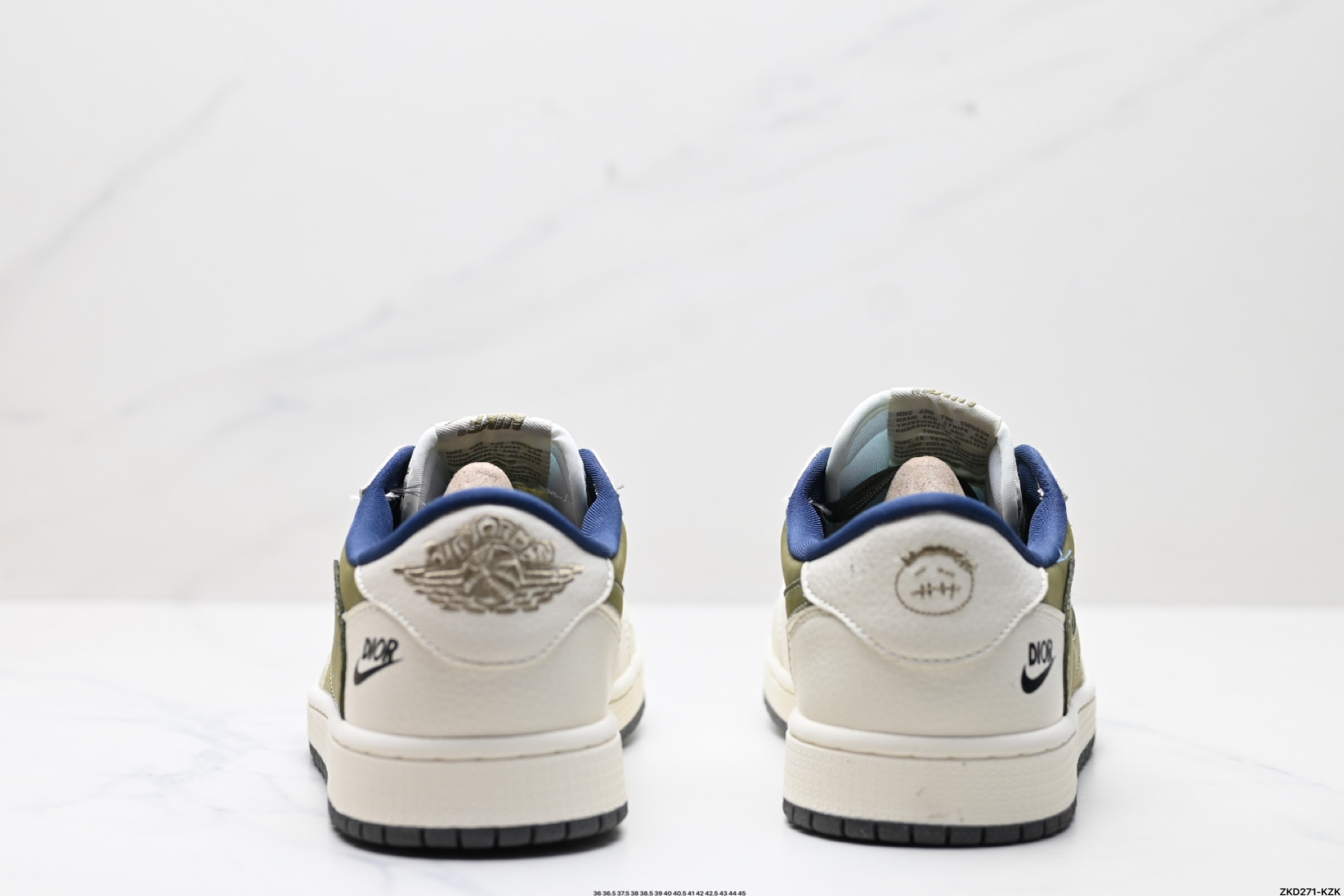 AJ1倒勾Travis Scott x Air Jordan 1 ” Reverse Mocha “ AJ1乔1 TS 闪电 联名倒钩 低帮文化篮球鞋 LD2025-008