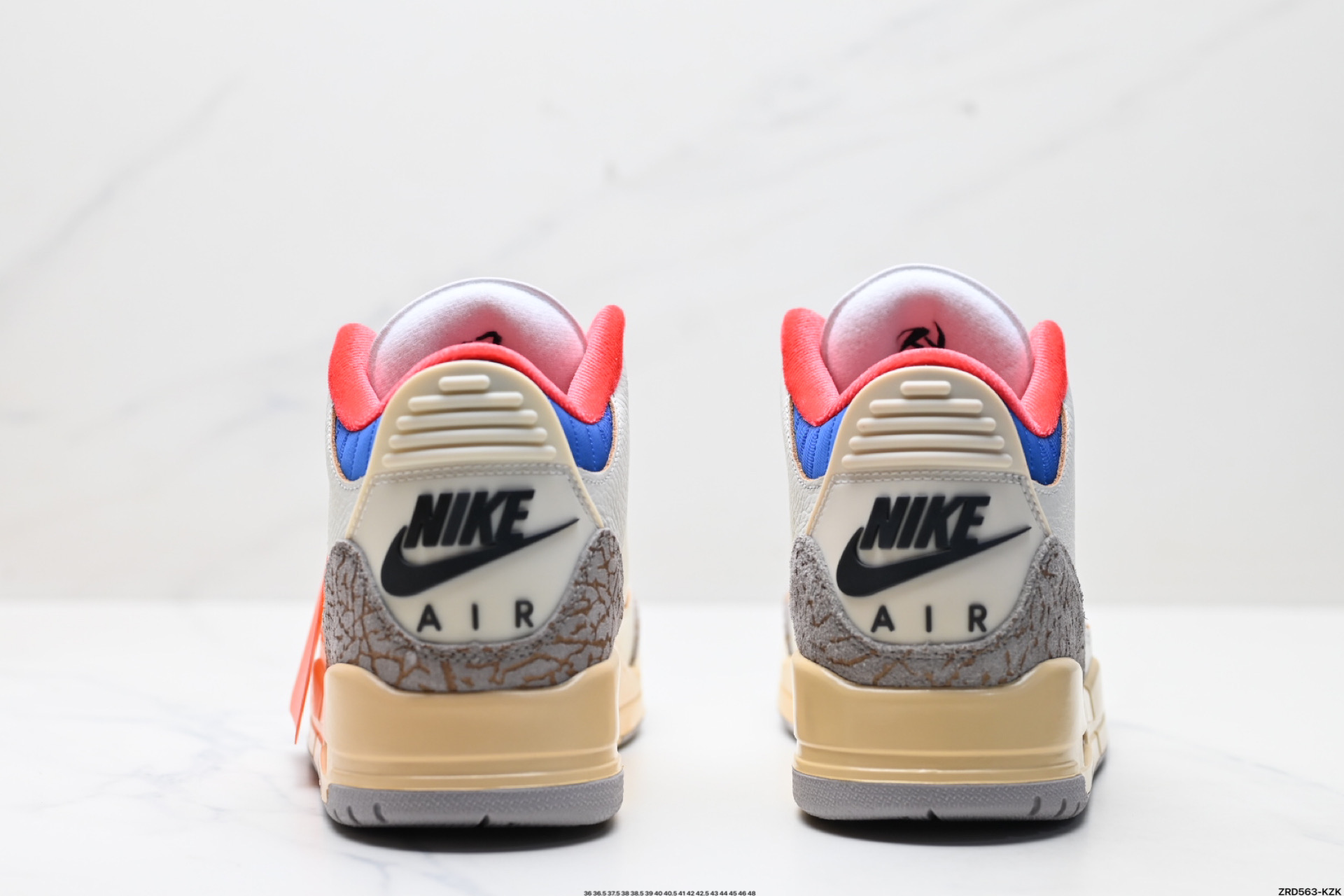 Air Jordan 3 Retro 迈克尔·乔丹AJ3代中帮复古休闲运动文化篮球鞋 IB1482-100
