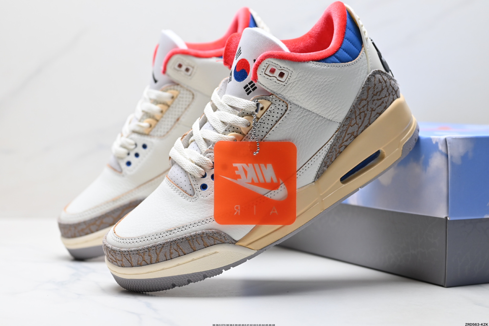 Air Jordan 3 Retro 迈克尔·乔丹AJ3代中帮复古休闲运动文化篮球鞋 IB1482-100
