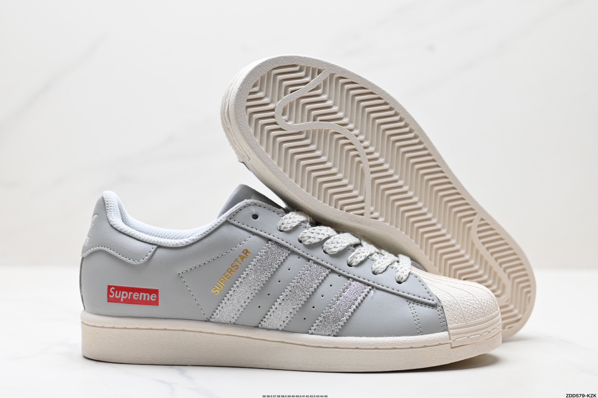阿迪达斯Adidas三叶草 Originals Superstar贝壳头’DIY’系列低帮经典百搭休闲运动板鞋 HD2208