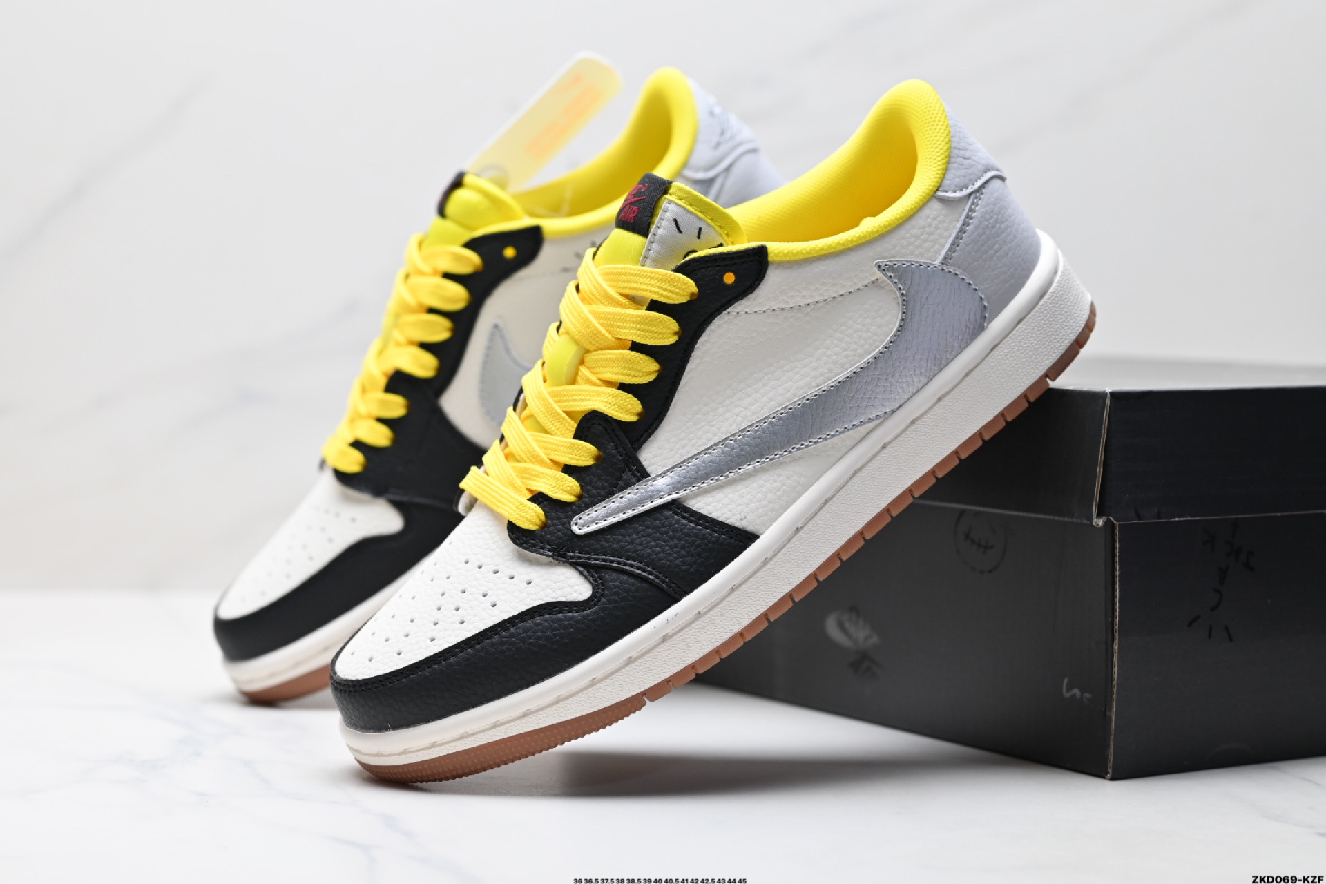AJ1倒勾Travis Scott x Air Jordan 1 ” Reverse Mocha “ AJ1乔1 TS 闪电 联名倒钩 低帮文化篮球鞋 DN6901-095