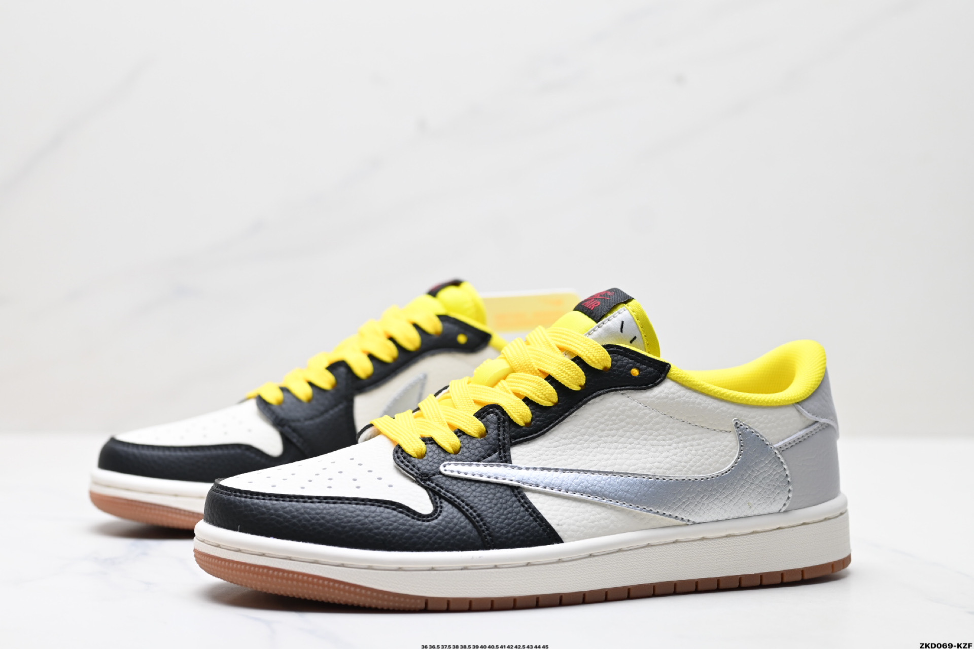 AJ1倒勾Travis Scott x Air Jordan 1 ” Reverse Mocha “ AJ1乔1 TS 闪电 联名倒钩 低帮文化篮球鞋 DN6901-095