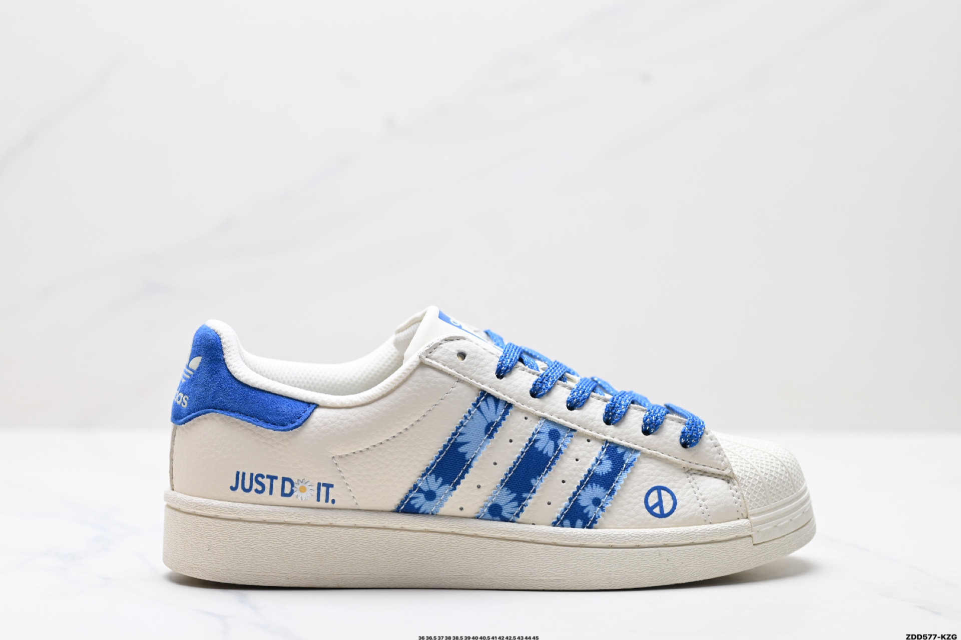 阿迪达斯Adidas三叶草 Originals Superstar贝壳头’DIY’系列低帮经典百搭休闲运动板鞋 AD0003