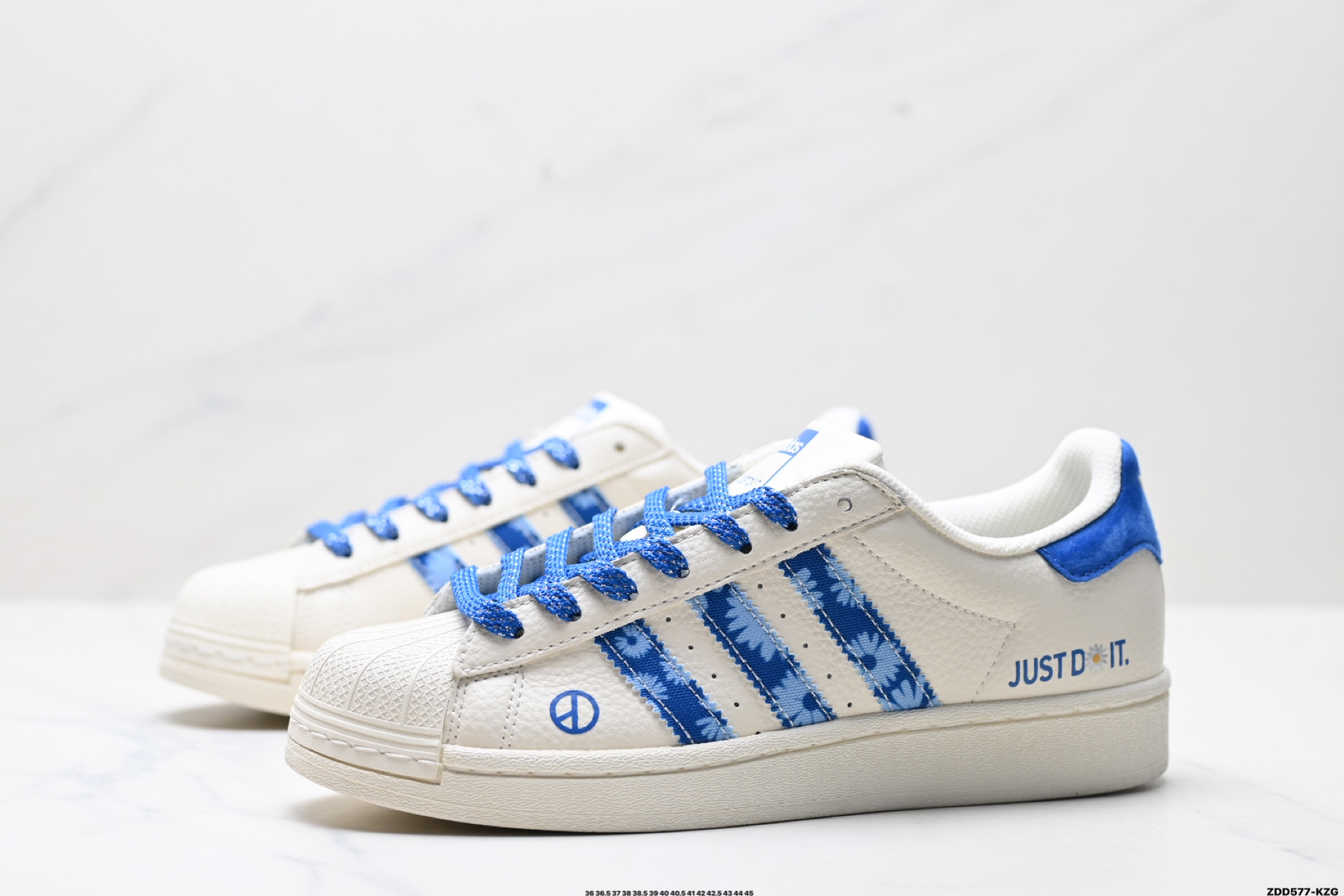 阿迪达斯Adidas三叶草 Originals Superstar贝壳头’DIY’系列低帮经典百搭休闲运动板鞋 AD0003