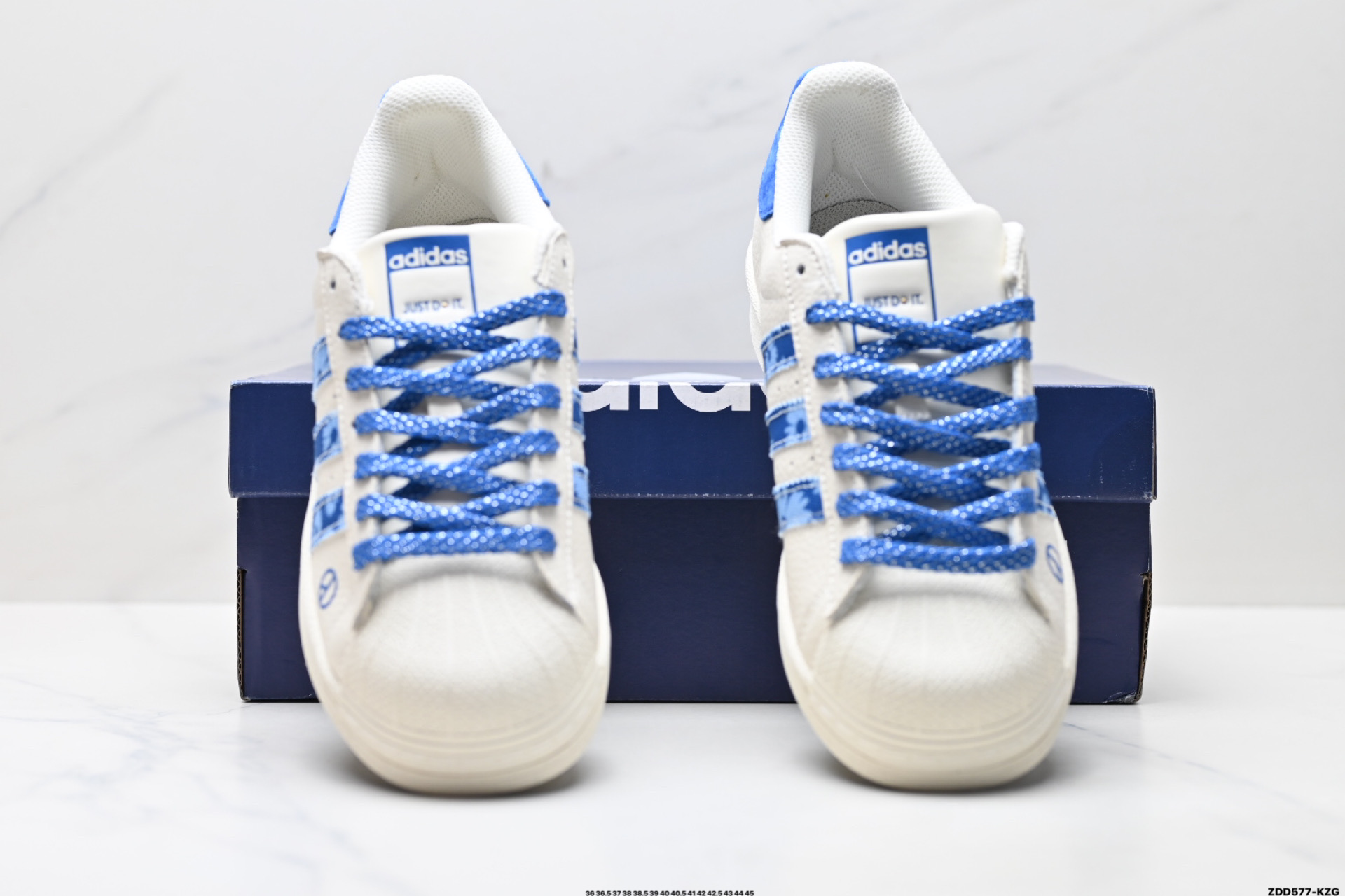 阿迪达斯Adidas三叶草 Originals Superstar贝壳头’DIY’系列低帮经典百搭休闲运动板鞋 AD0003