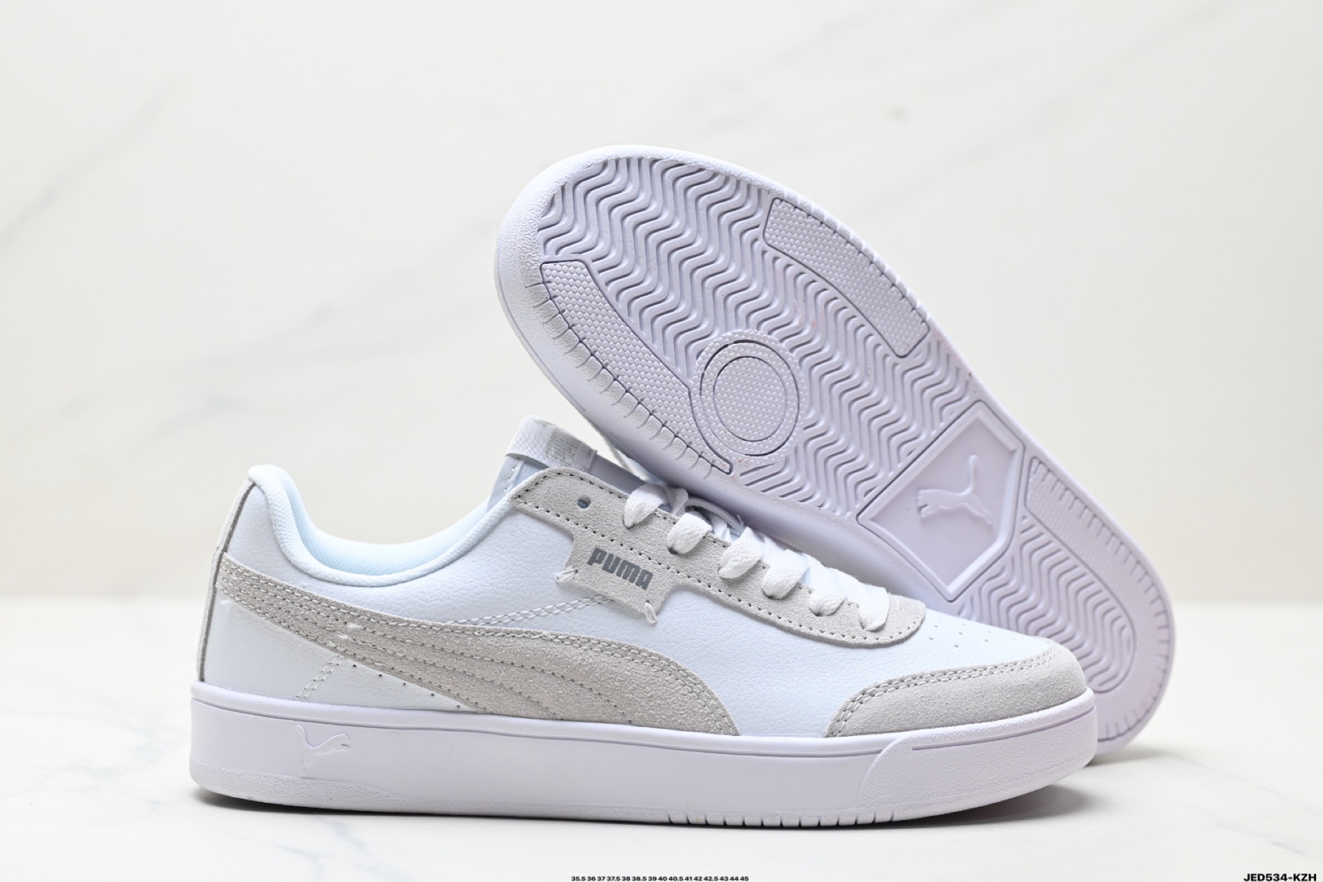 Puma Court Legend Lo 彪马 拼接皮面经典低帮休闲板鞋 371931-05