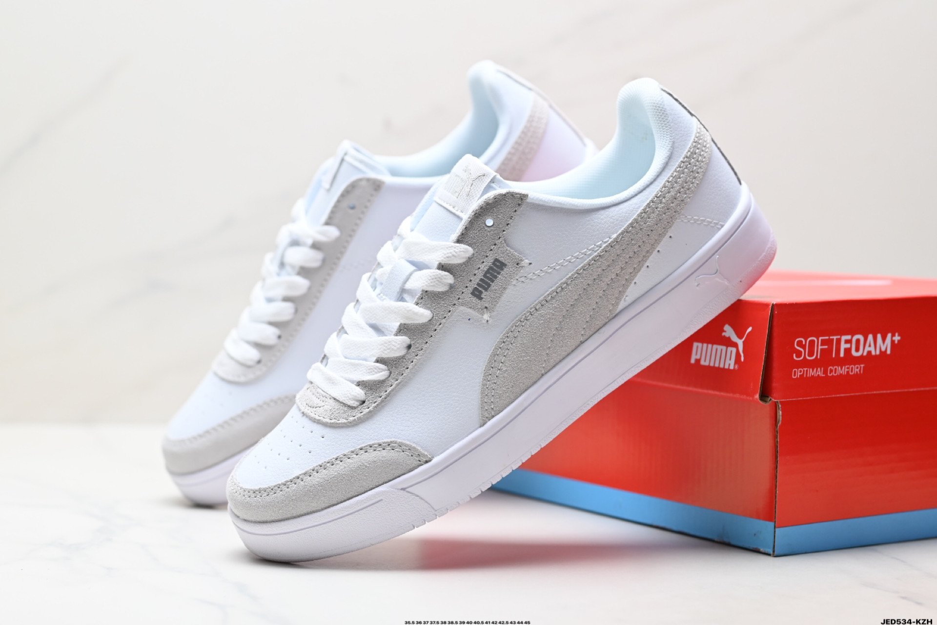 Puma Court Legend Lo 彪马 拼接皮面经典低帮休闲板鞋 371931-05