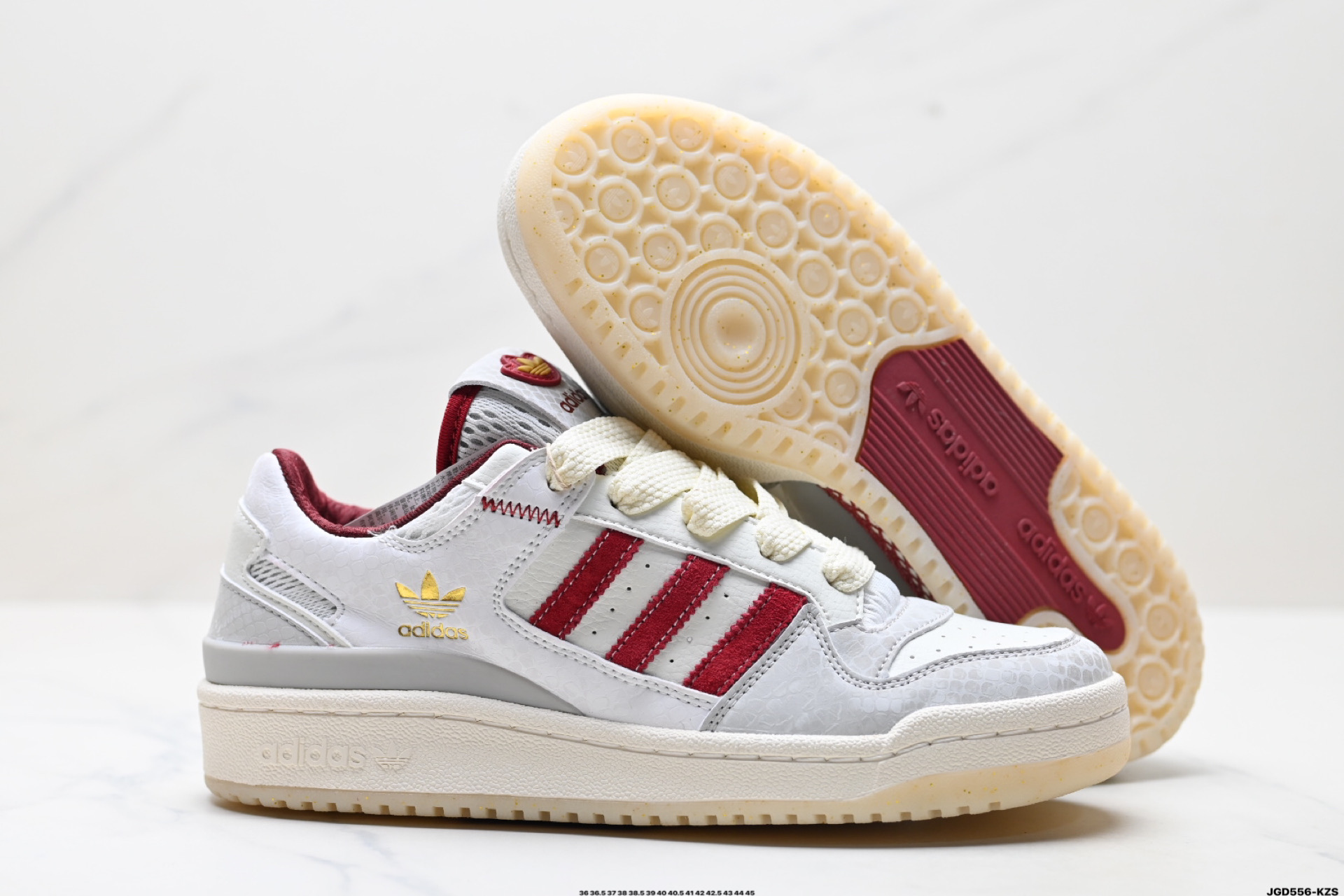 蛇年限定 Adidas Forum Low CL 阿迪达斯 低帮百搭潮流休闲运动板鞋 JP9999