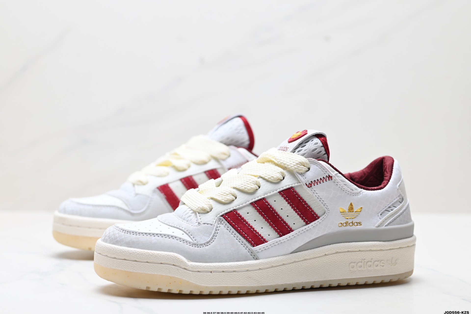 蛇年限定 Adidas Forum Low CL 阿迪达斯 低帮百搭潮流休闲运动板鞋 JP9999