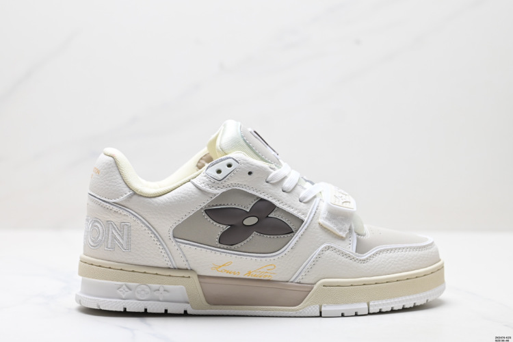 Louis Vuitton Trainer: Beige Suede Sneakers - Stylish & Comfortable 1 Louis Vuitton Trainer: Beige Suede Sneakers – Stylish & Comfortable