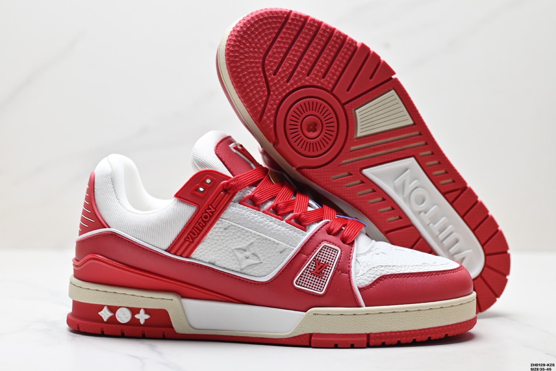 Louis vuitton Trainer Sneaker Low 路易威登 休闲运动文化百搭板鞋