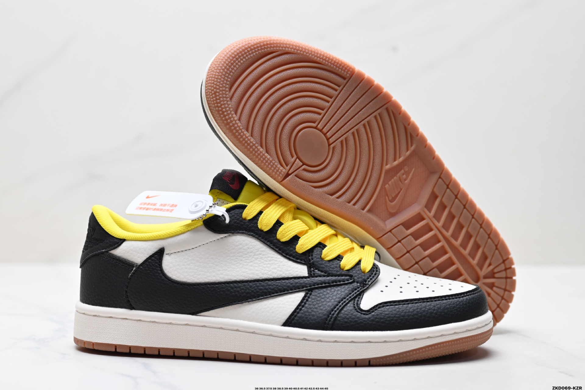 AJ1倒勾Travis Scott x Air Jordan 1 ” Reverse Mocha “ AJ1乔1 TS 闪电 联名倒钩 低帮文化篮球鞋 DN6901-093
