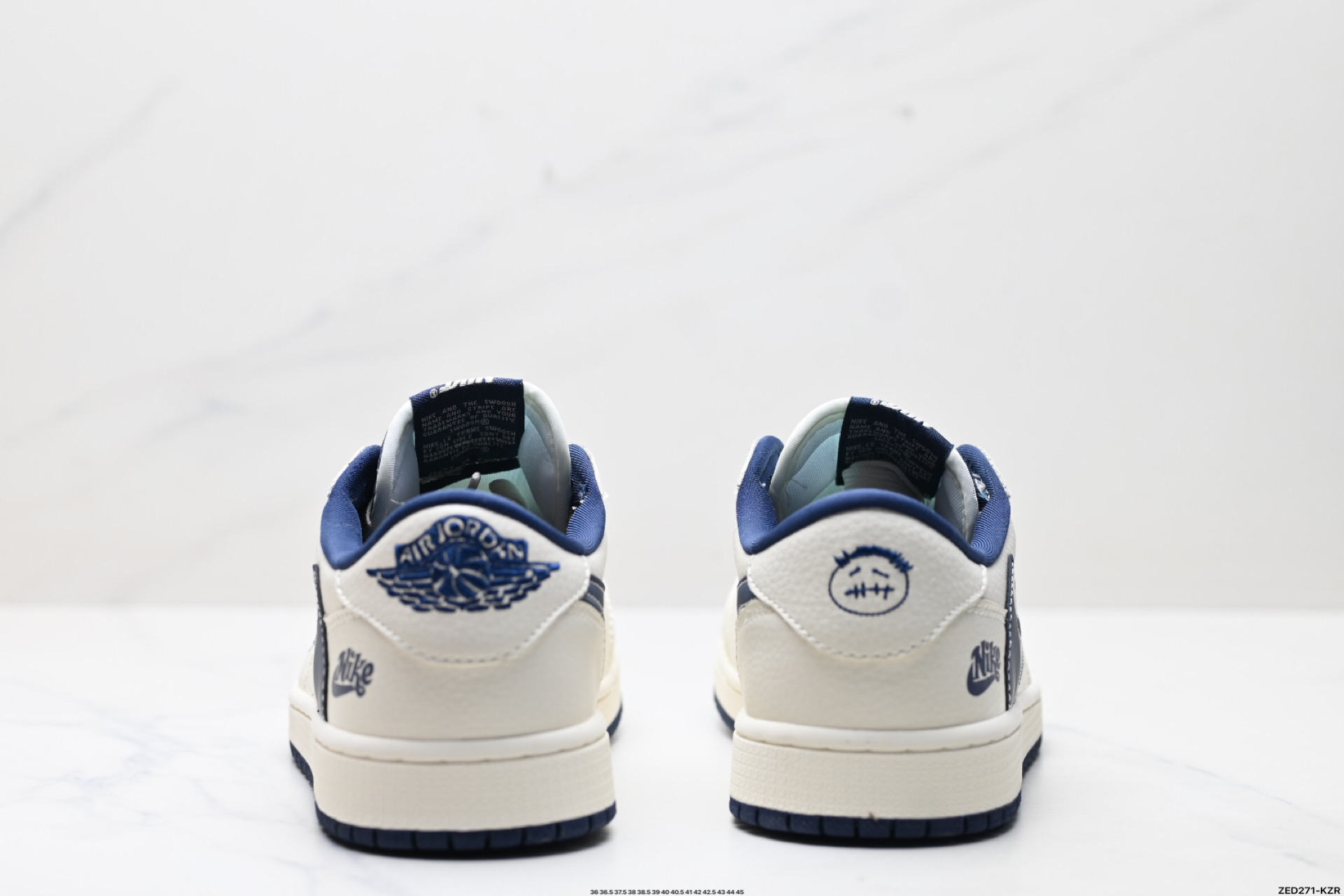 AJ1倒勾Travis Scott x Air Jordan 1 ” Reverse Mocha “ AJ1乔1 TS 闪电 联名倒钩 低帮文化篮球鞋 LD2025-009