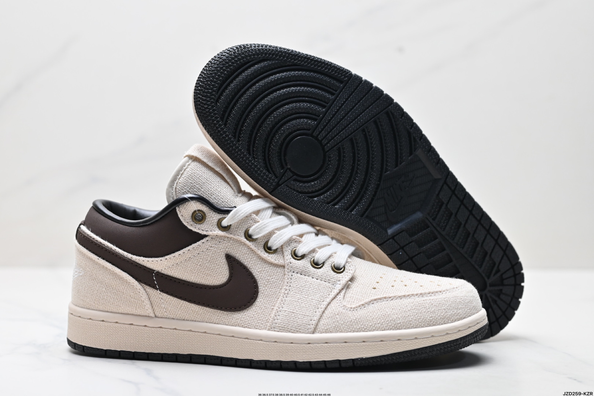 Nike Air Jordan 1 Low Casual Sneakers,Unique Leather Design,Various Sizes 6 i1745858647225 175 0 4