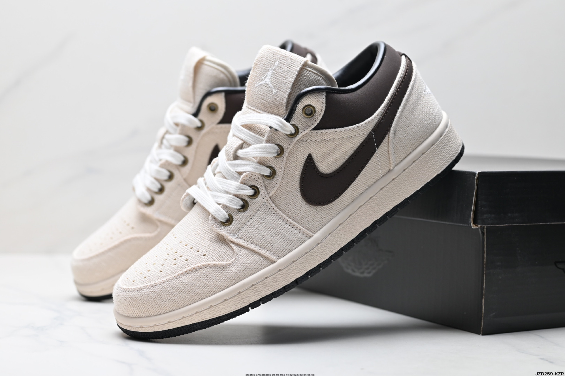 Nike Air Jordan 1 Low Casual Sneakers,Unique Leather Design,Various Sizes 9 i1745858647225 9377 0 7