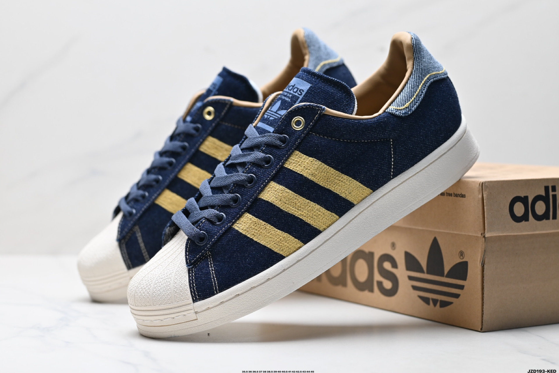阿迪达斯Adidas三叶草 Originals Superstar贝壳头系列低帮经典百搭休闲运动板鞋 JH5577