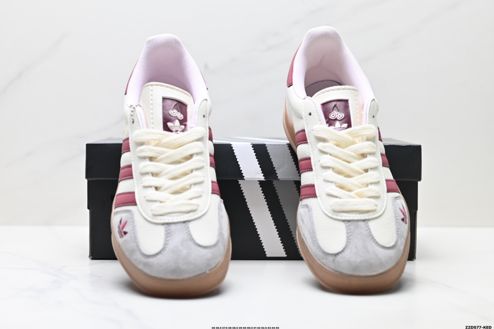 Adidas Originals Gazelle indoor 桑巴舞系列 阿迪达斯 三叶草绅士德训足低帮休闲运动板鞋 DM1234-006