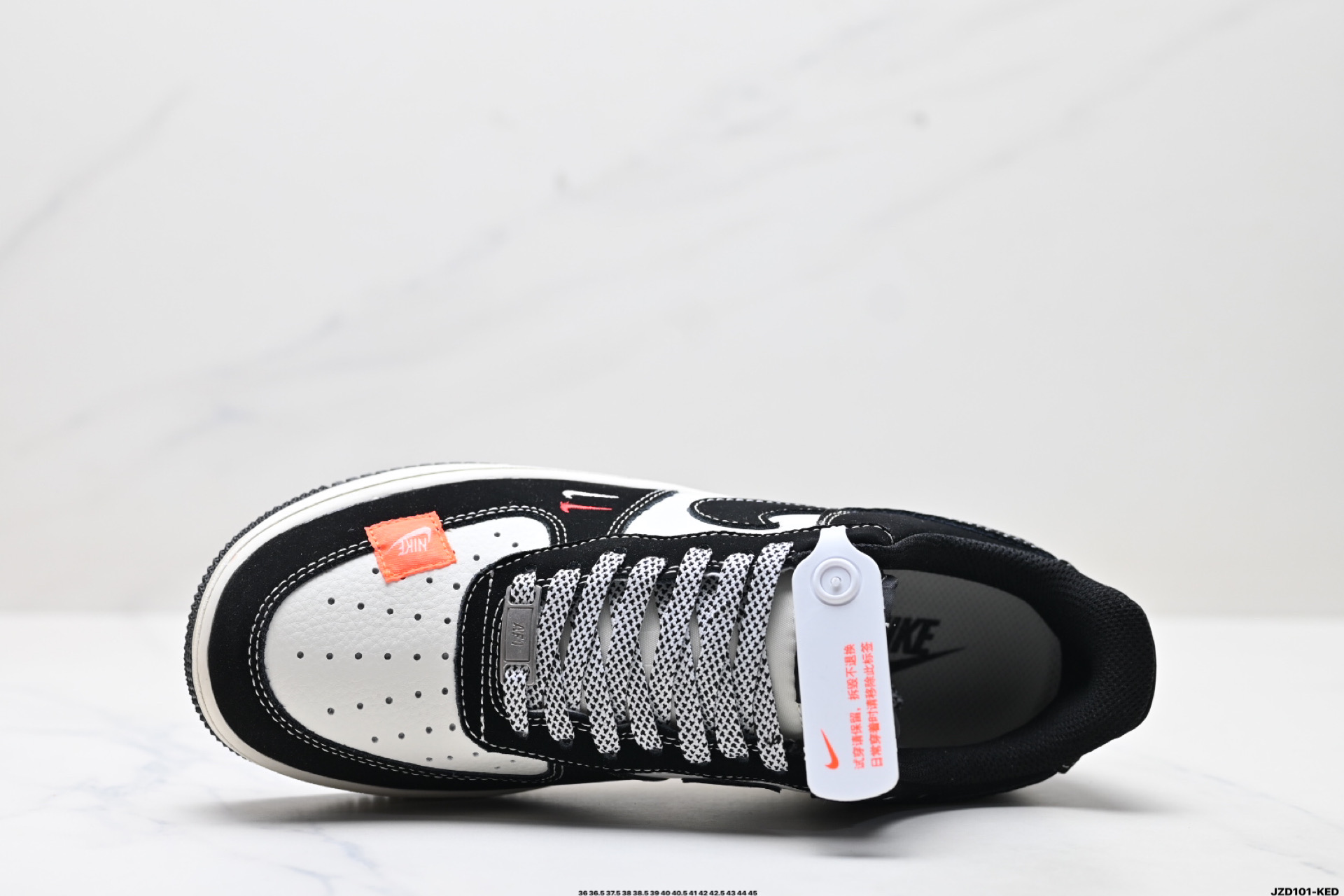 Nike Air Force 1 '07 Low Stüssy Black and White Casual Sneakers 3 i1745944868423 2285 0 1