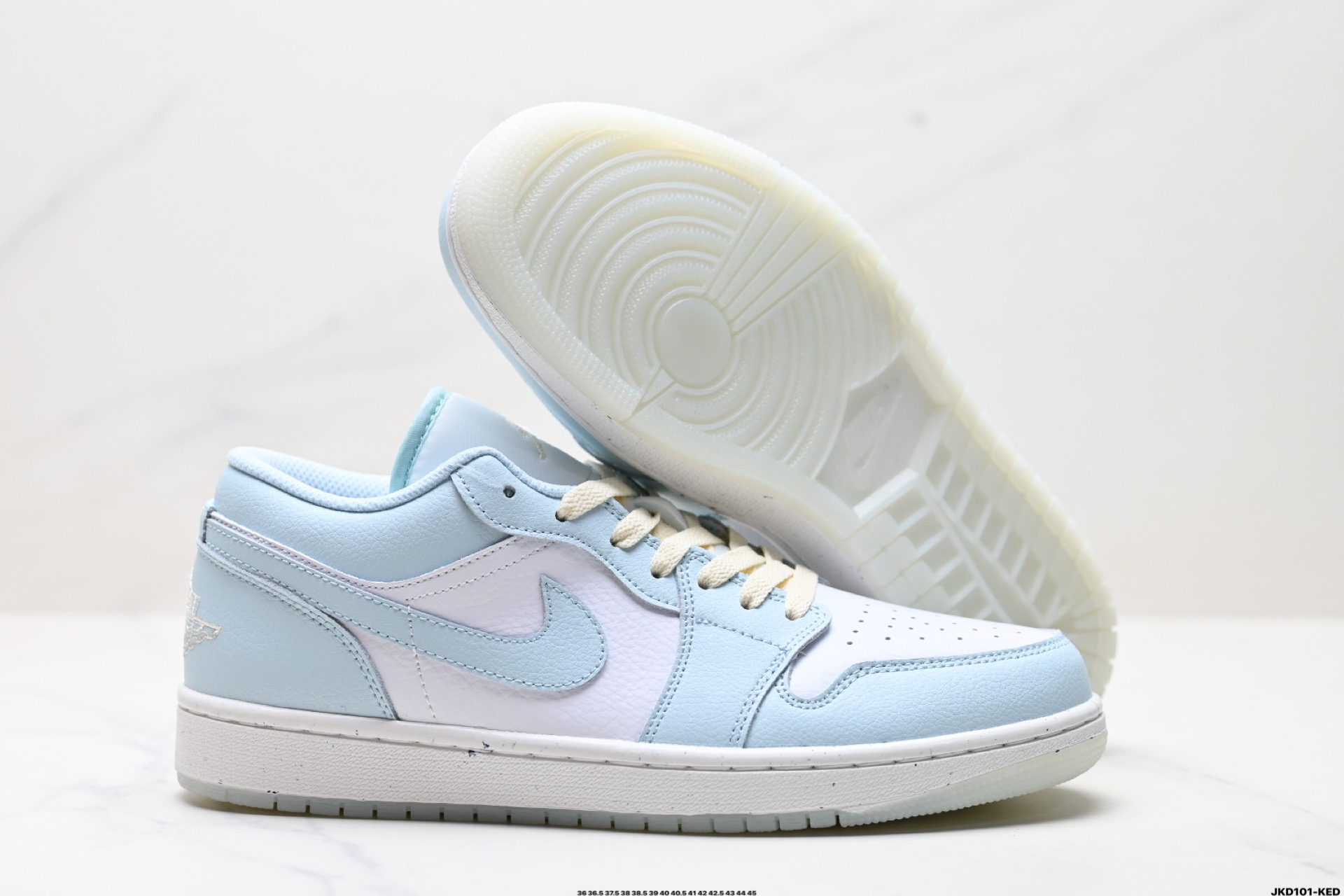 Nike Air Jordan 1 Low Basketball Shoes - Light Blue/White - All Sizes 6 i1745944942537 3444 0 4