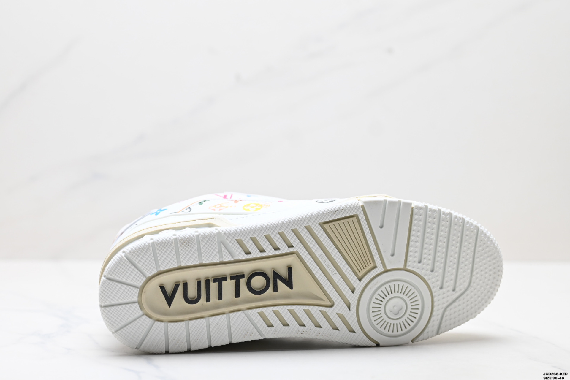 Louis Vuitton Trainer Sneaker Low White Multi-color Casual Shoes 10 i1745945896773 1396 0 8