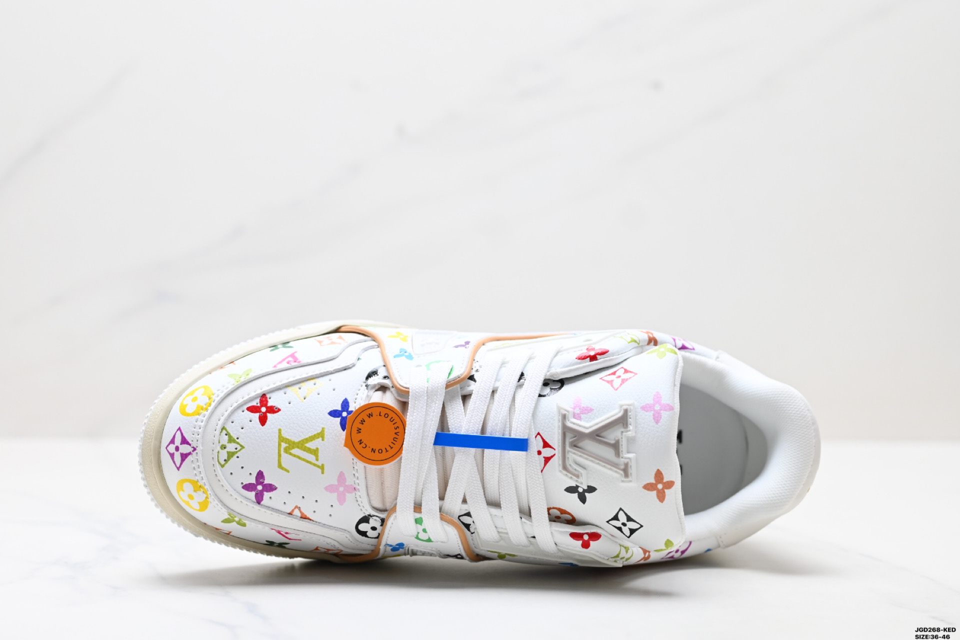 Louis Vuitton Trainer Sneaker Low White Multi-color Casual Shoes 3 i1745945896774 5158 0 1
