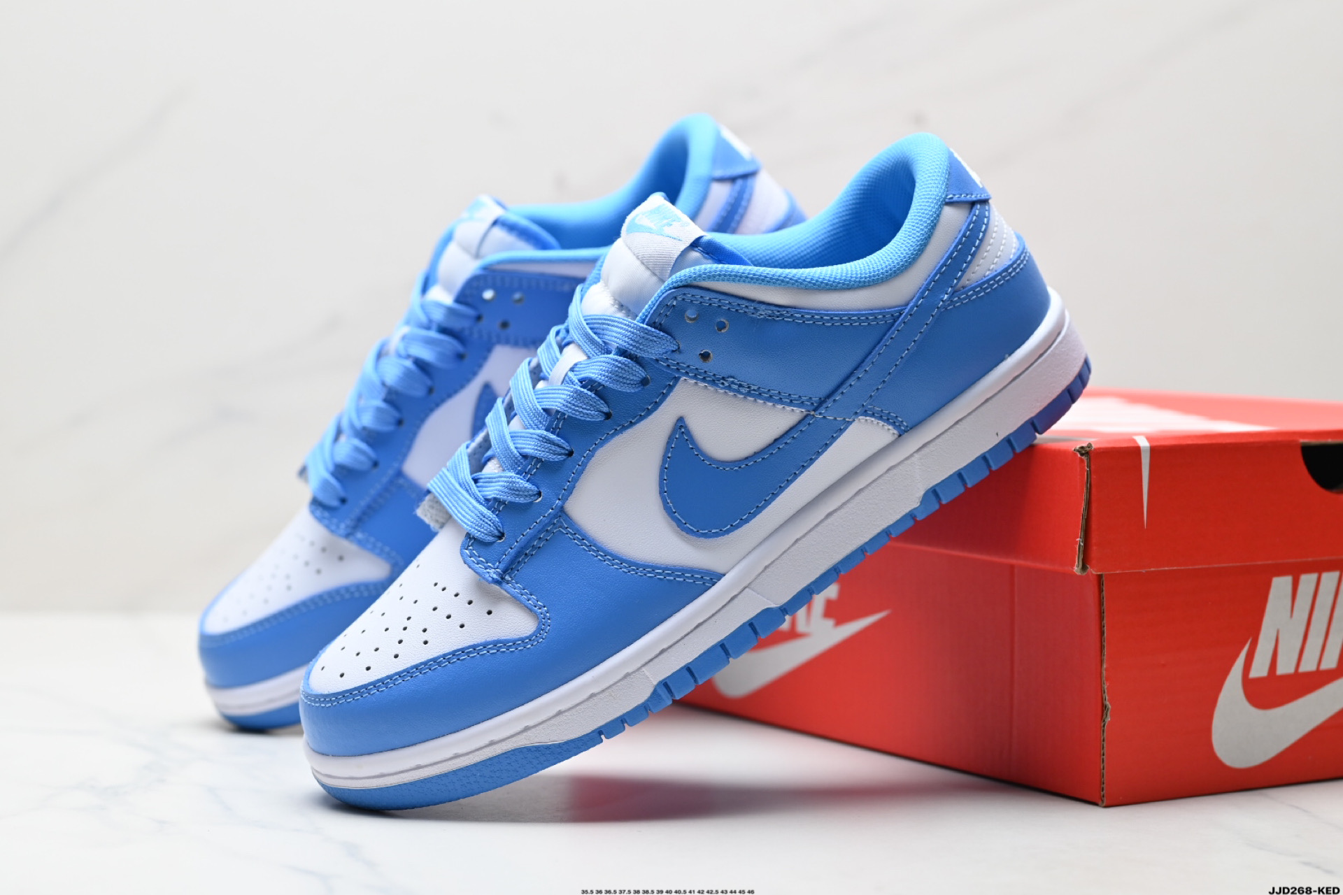 Nike Dunk Low Retro White/Navy Casual Sneakers CD2563-100 9 i1745946285539 5732 0 7