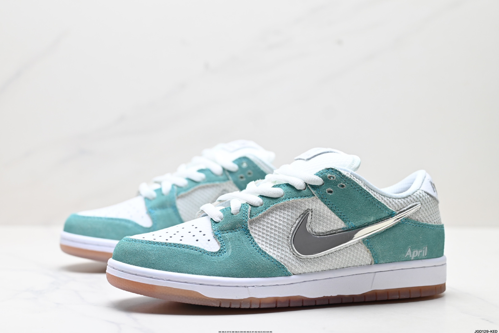 Nike Dunk Low Retro Teal/White Skateboarding Shoes FD2562-400 5 i1745947605414 5968 0 3