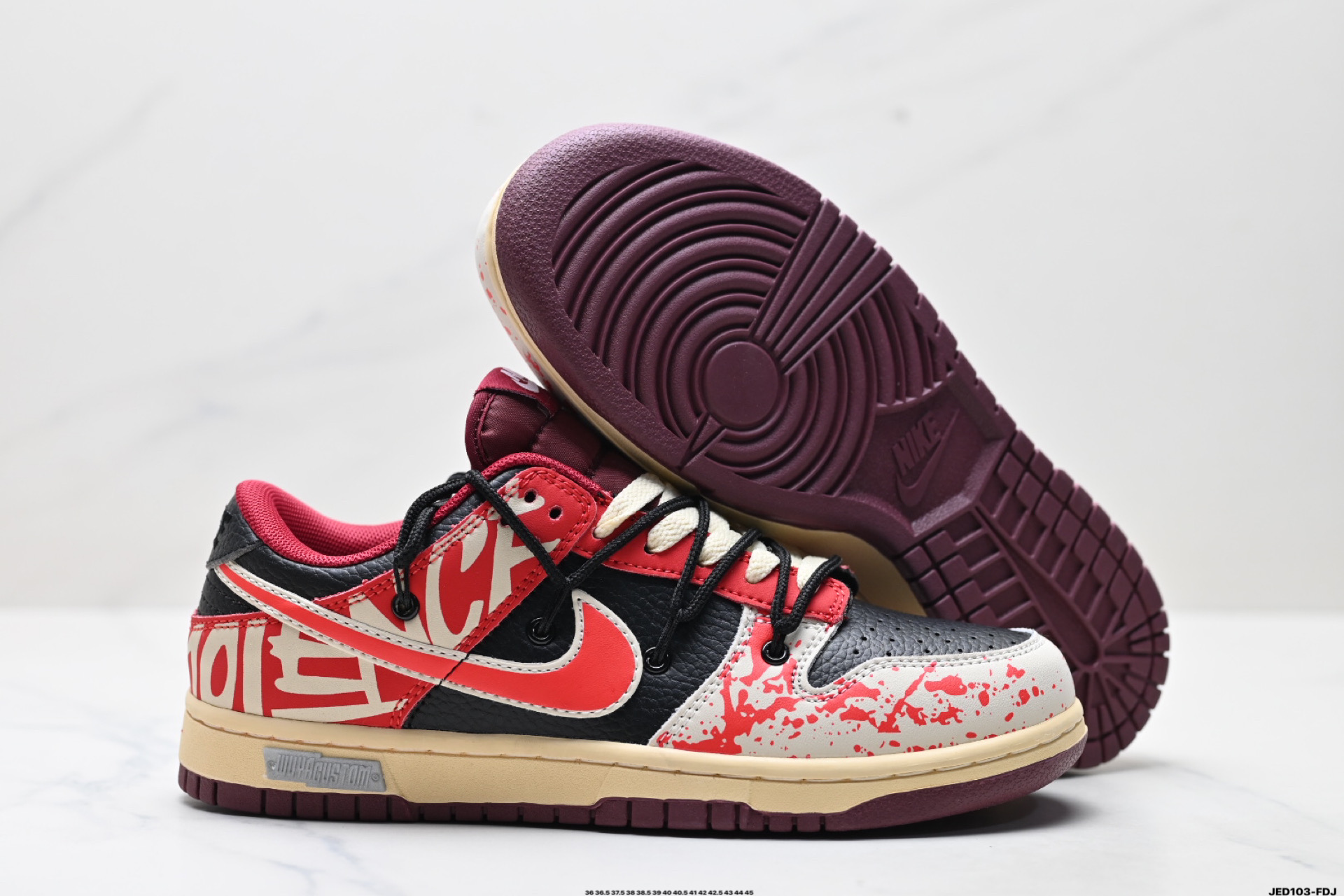 💰210
公司级✅耐克NIKE DUNK LOW 扣篮系列 复古低帮休闲运动滑板板鞋
采用脚感柔软舒适ZoomAir气垫
有效吸收滑板等极限运动在落地时带来的冲击力 为街头运动者们提供更好的保护
货号:DJ6188-600
尺码:36 36.5 37.5 38 38.5 39 40 40.5 41 42 42.5 43 44 45
ID:JED103-FDJ