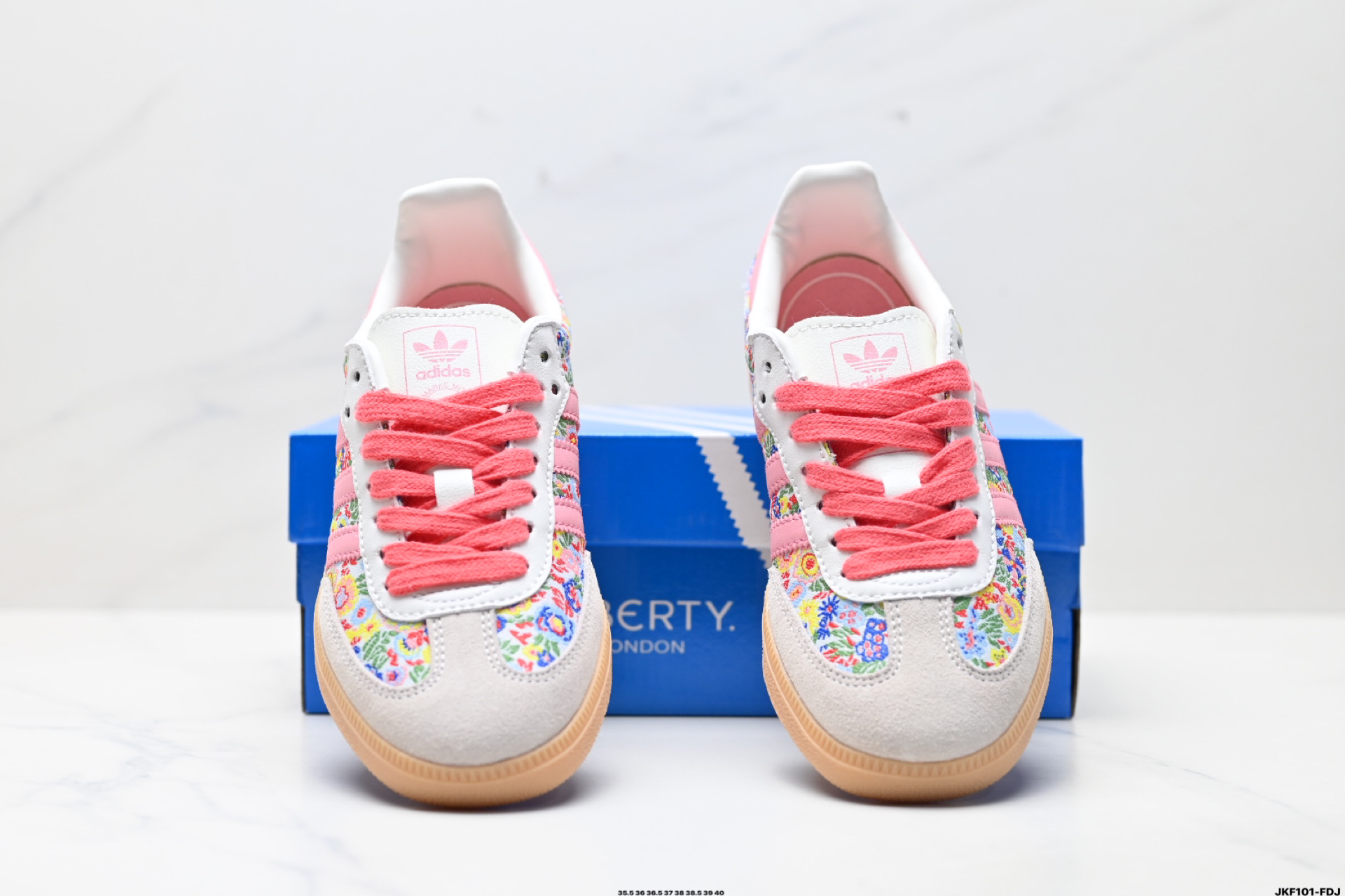Adidas Originals Samba OG Floral Casual Sneakers Low-Top Shoes JI0280 8 i1746031350438 3931 0 6