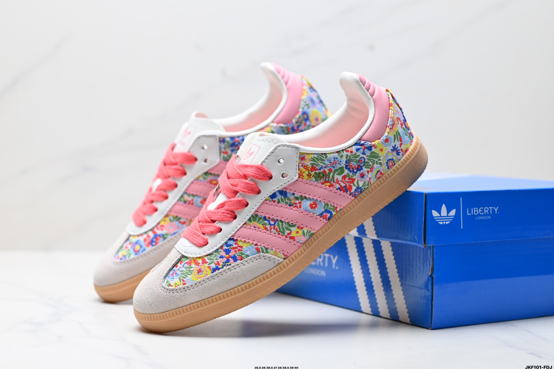 Adidas Originals Samba OG Floral Casual Sneakers Low-Top Shoes JI0280 9 i1746031350438 8186 0 7
