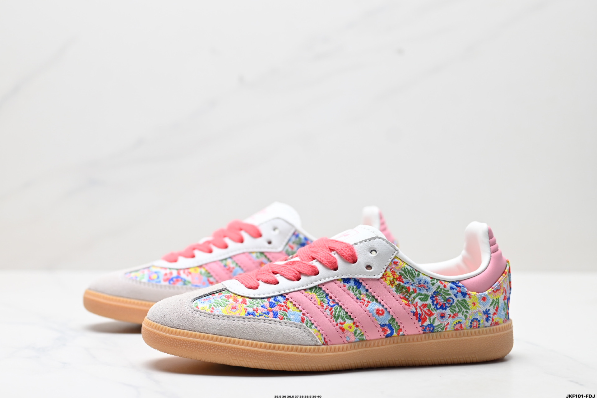 Adidas Originals Samba OG Floral Casual Sneakers Low-Top Shoes JI0280 5 i1746031350439 7903 0 3