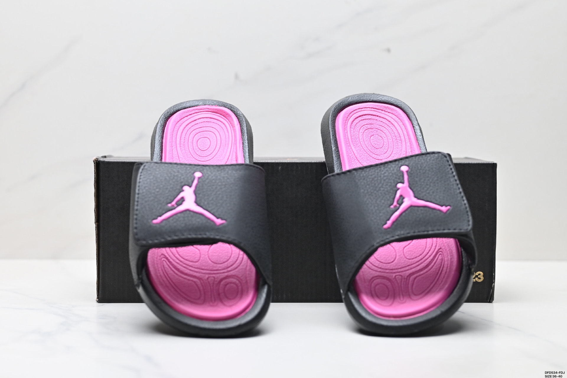 Nike Air Jordan Hydro XIII Retro BG Black/Pink Slide Sandals 5 i1746032066232 8372 0 3