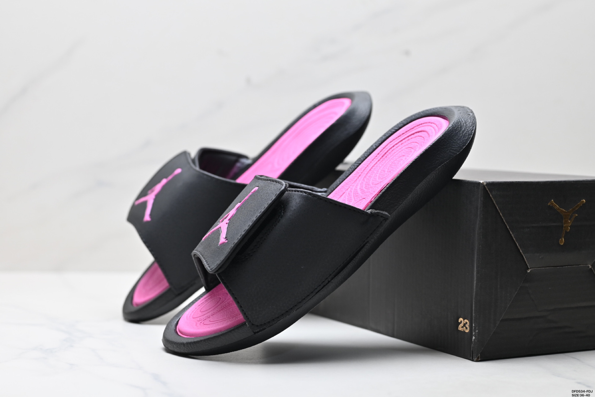 Nike Air Jordan Hydro XIII Retro BG Black/White Adjustable Strap Slides 9 i1746032067164 9930 0 4