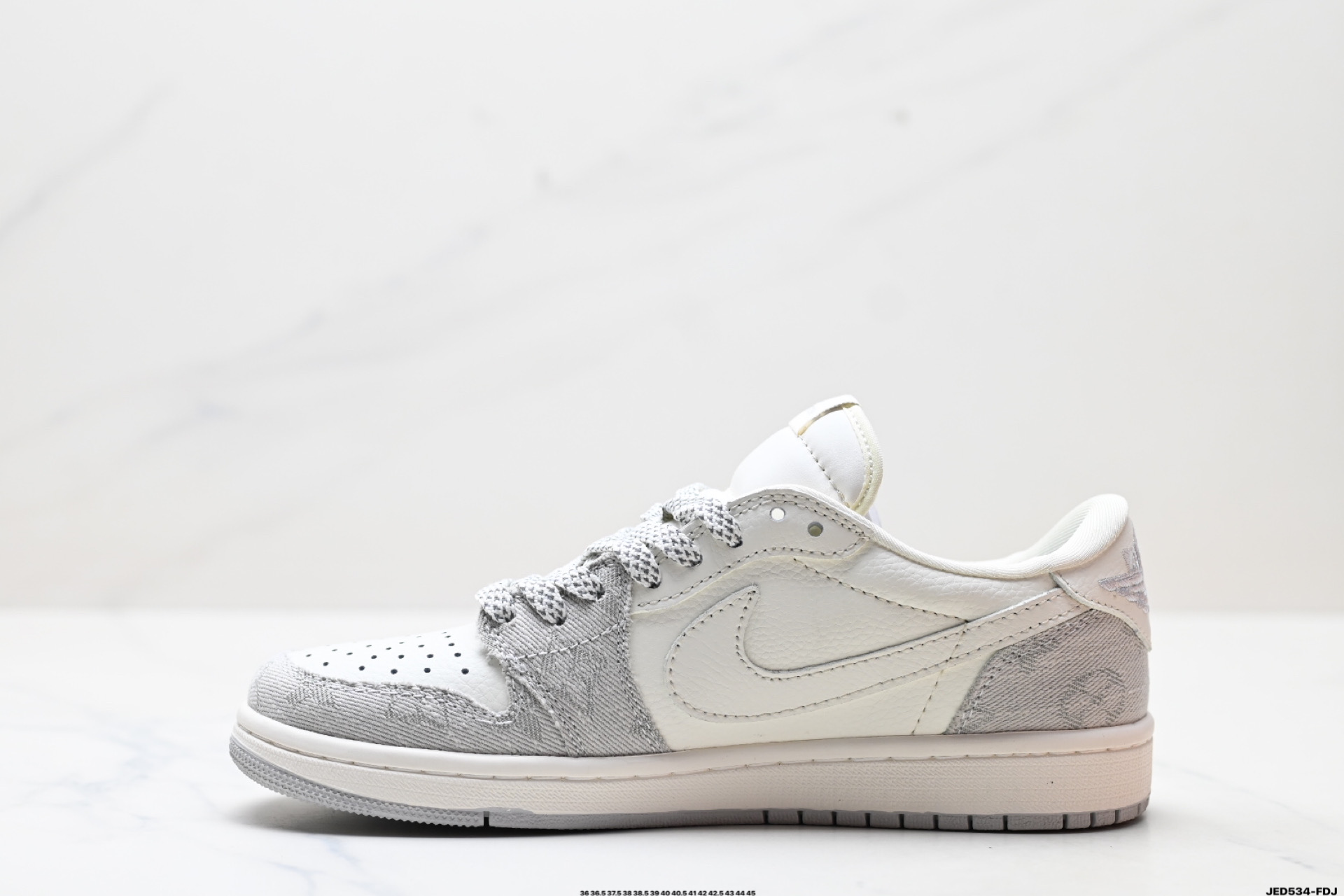 Louis Vuitton x Air Jordan 1 Low White - Premium Designer Sneakers 4 i1746032327545 2563 0 2