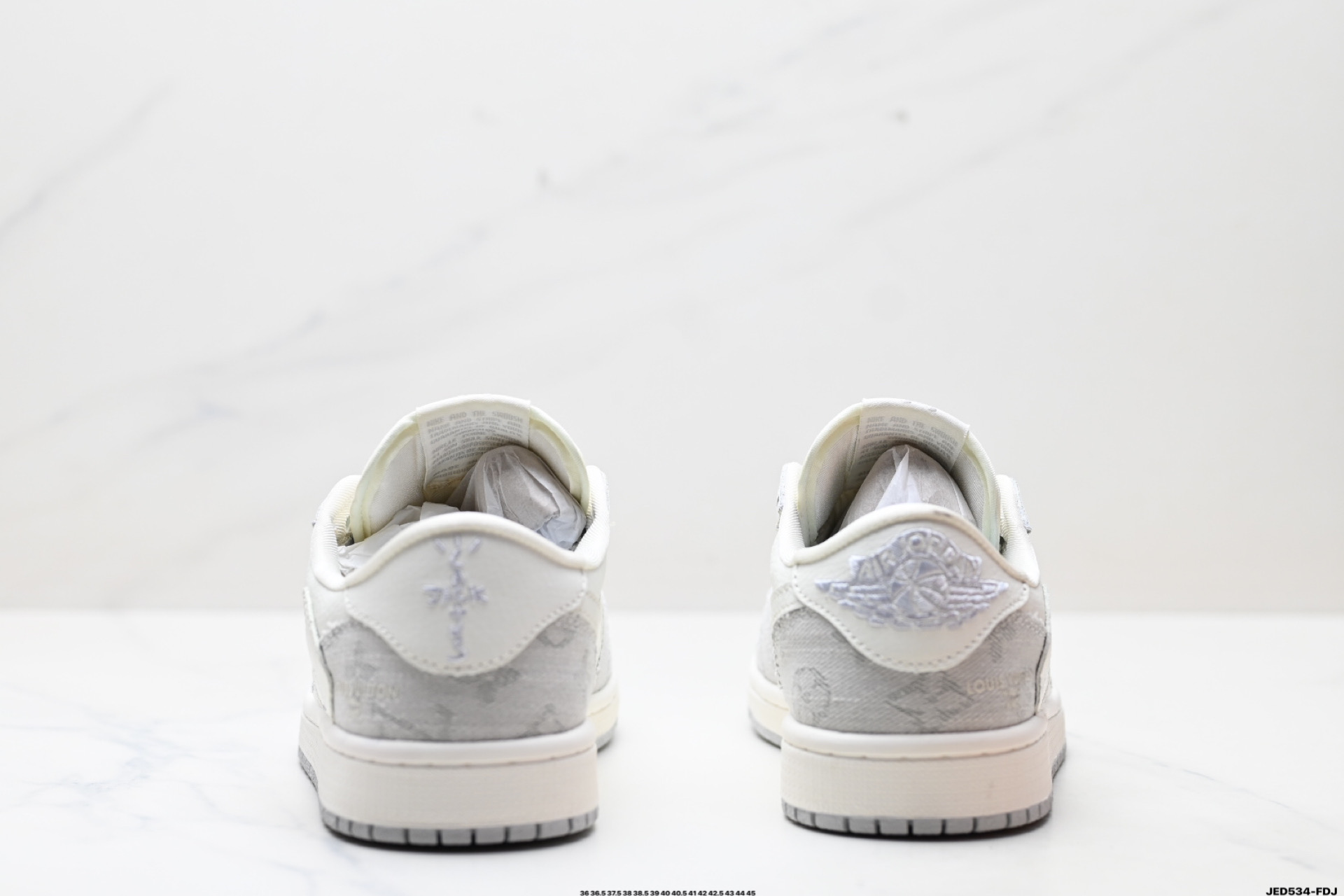 Louis Vuitton x Air Jordan 1 Low White - Premium Designer Sneakers 7 i1746032332417 6594 0 5