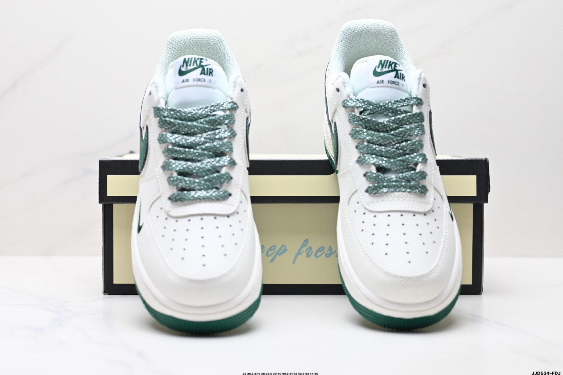 Nike Air Force 1 '07 Low White/Green Casual Sneakers - All-Day Comfort 8 i1746032365751 463 0 6