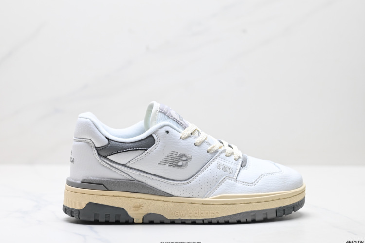 New Balance BB550 White & Gray Retro Sneakers - Stylish and Comfortable 1 New Balance BB550 White & Gray Retro Sneakers – Stylish and Comfortable