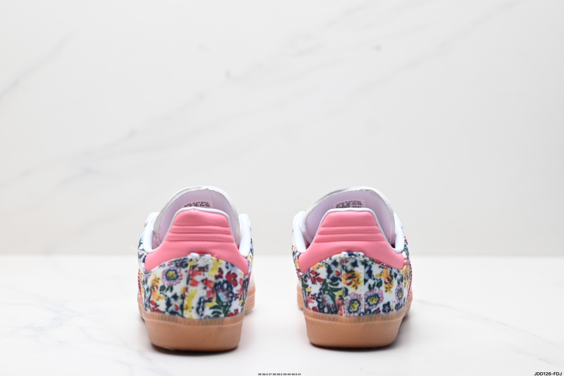 Adidas Gazelle Floral Print Low-Top Sneakers - Retro Style, Casual Comfort 7 i1746032839327 8374 0 5