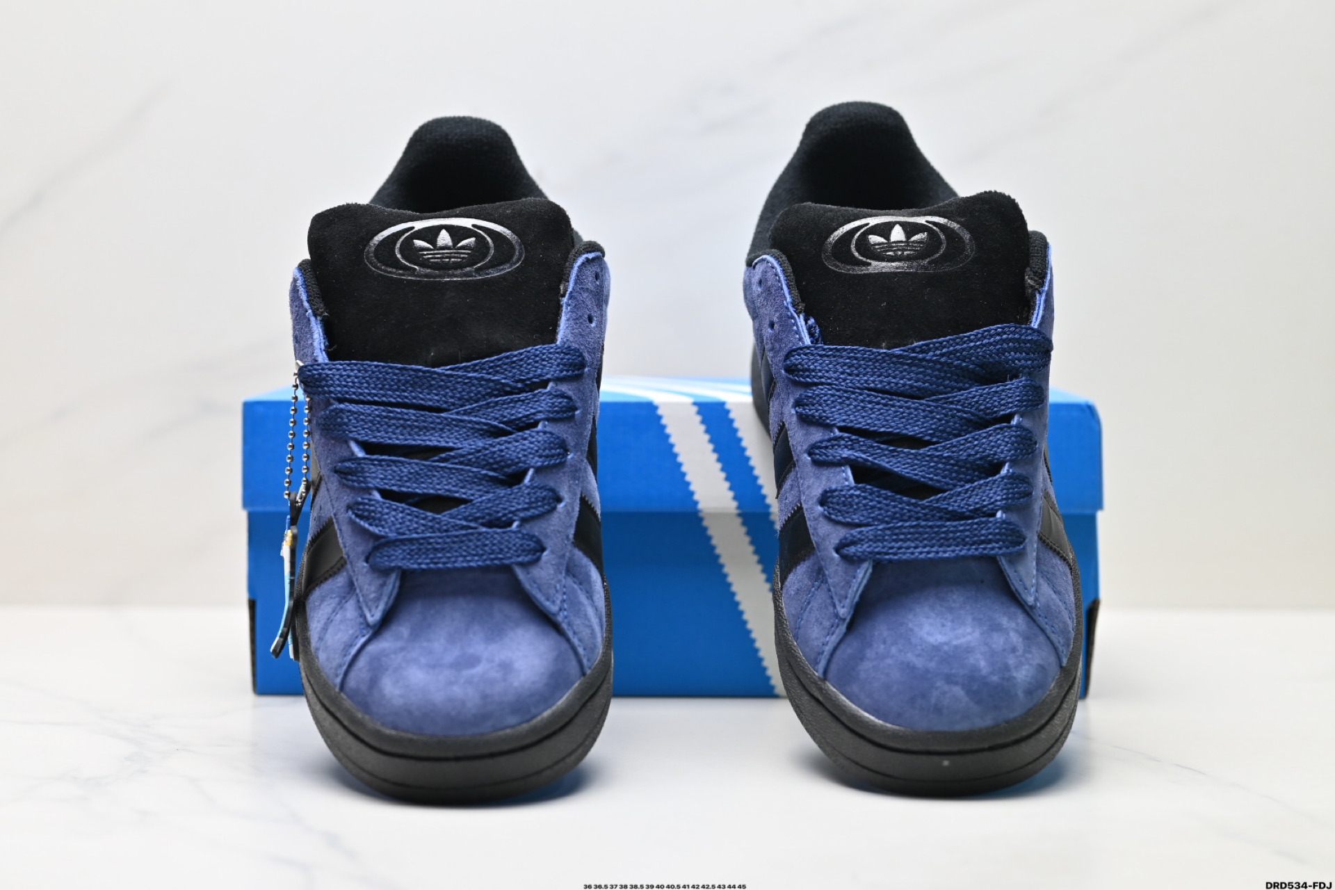 Adidas Originals Campus 00s Vintage Low-Top Sneakers - Blue/Black 8 i1746033202368 23 0 6