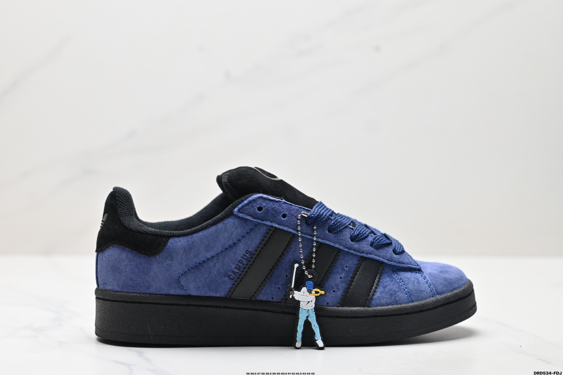 Adidas Originals Campus 00s Vintage Low-Top Sneakers - Blue/Black 2 i1746033202369 3893 0 0