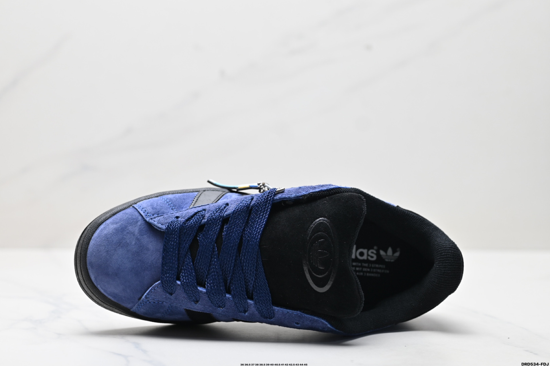 Adidas Originals Campus 00s Vintage Low-Top Sneakers - Blue/Black 3 i1746033203544 8505 0 1