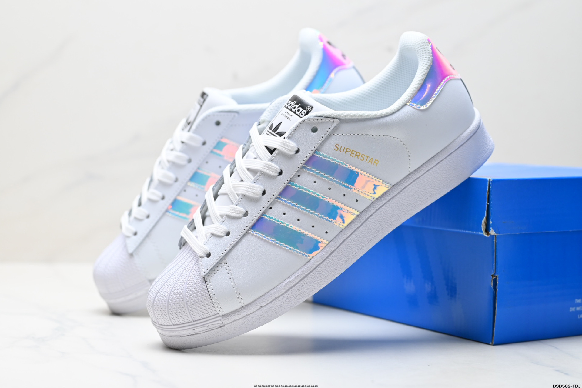 Adidas Originals Superstar Classic Low-Top Casual Sneakers CM8081 - White/Green 3 i1746033371258 6718 0 7