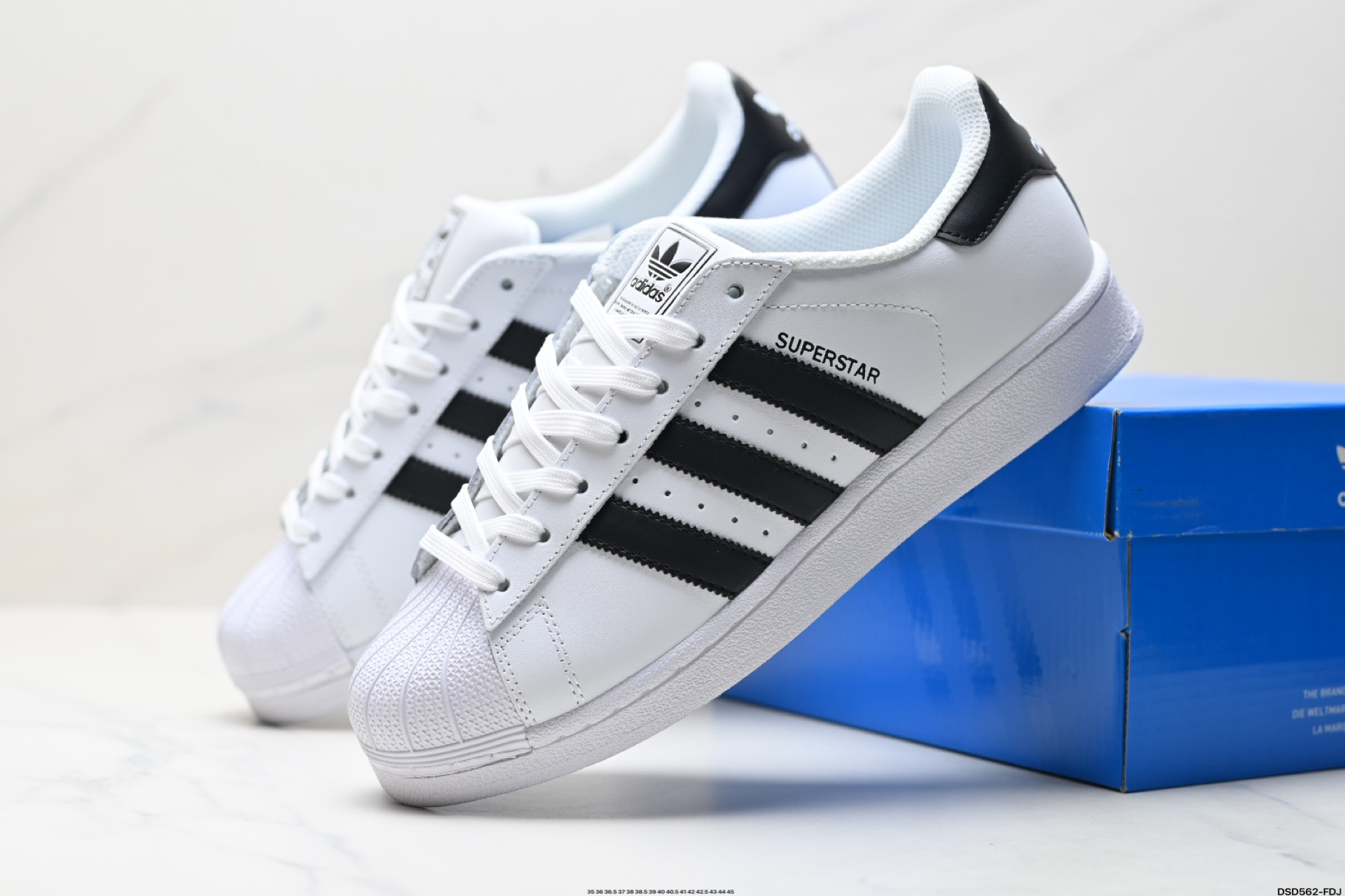 Adidas Originals Superstar Classic Low-Top Casual Sneakers CM8081 - White/Green 6 i1746033421421 8060 0 7
