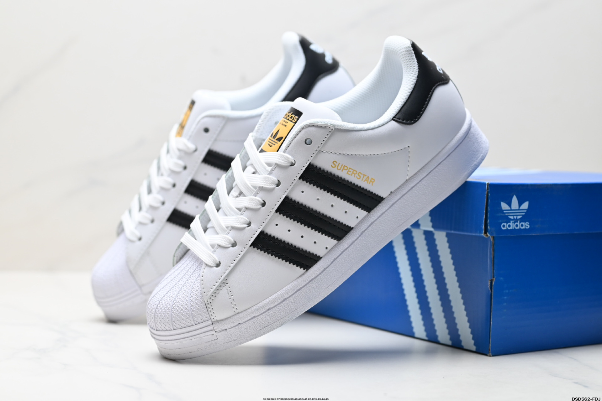 Adidas Originals Superstar Classic Low-Top Casual Sneakers CM8081 - White/Green 8 i1746033455302 8750 0 7